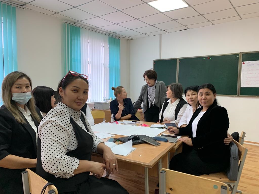 Seminars and trainings for school groups were held in the schools of the Satpayev city